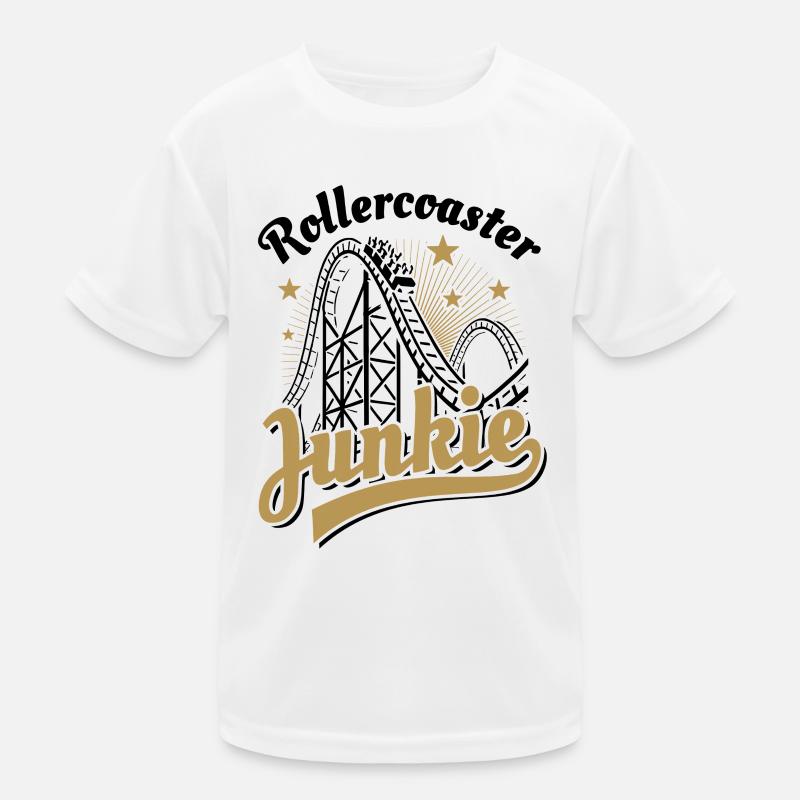 Rollercoaster Junkie - Roller Coaster - Boucle T-shirt sport Enfant
