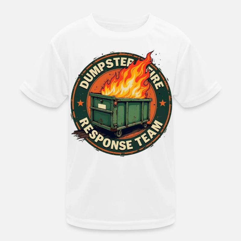 Müllcontainerbrand - Einsatzteam Kinder Funktions-T-Shirt