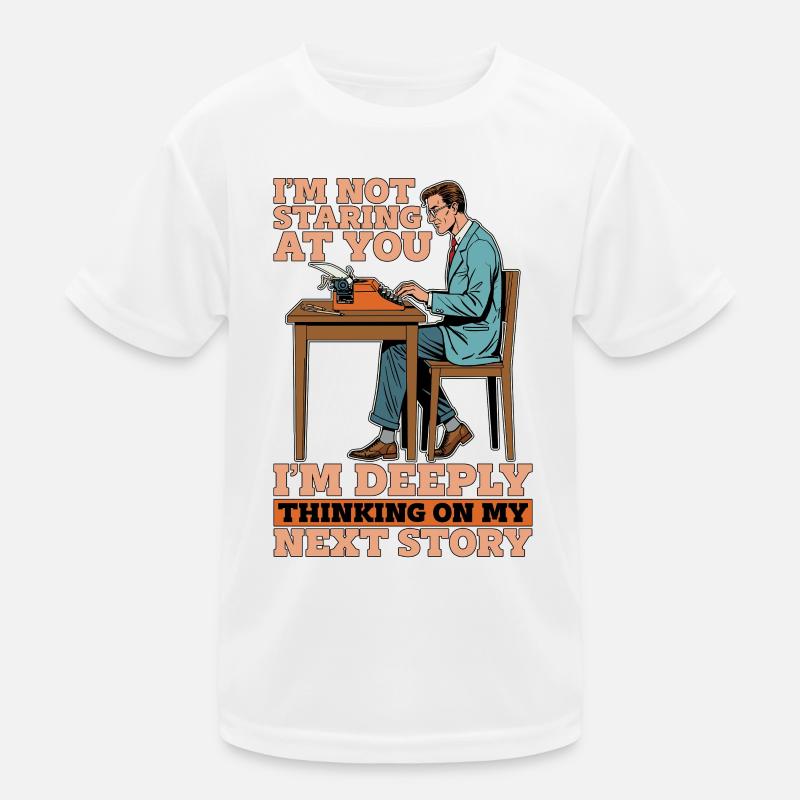 Scénariste Je ne te regarde pas, j'écris T-shirt sport Enfant