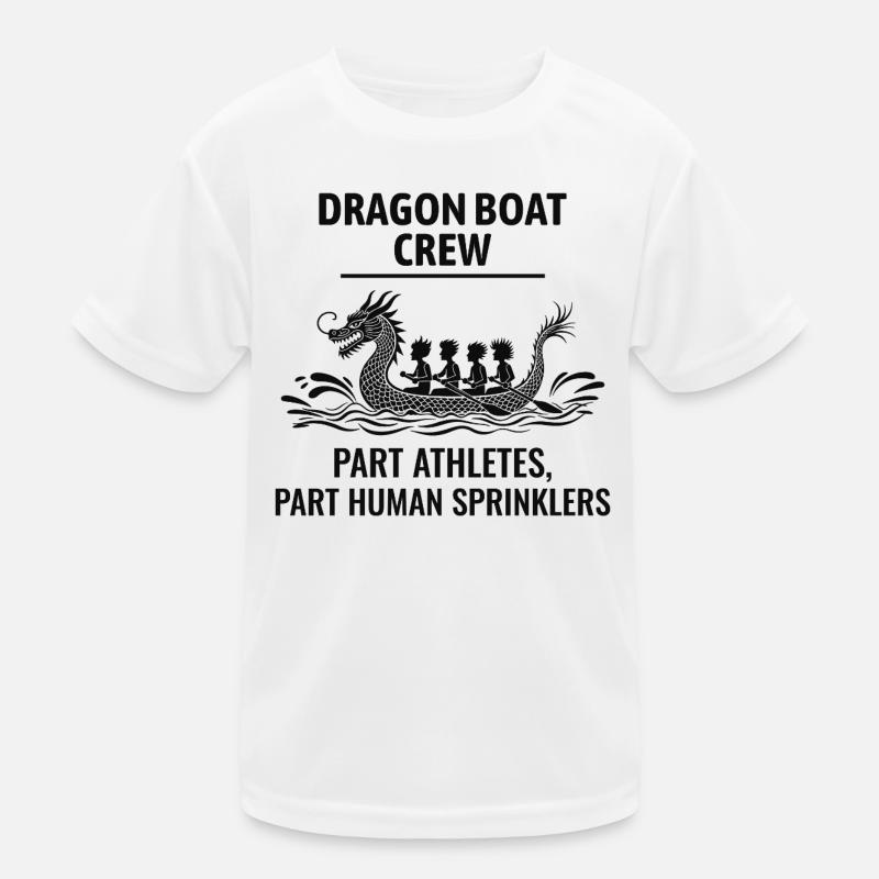 Drachenboot-Team Wasserspaß Kinder Funktions-T-Shirt