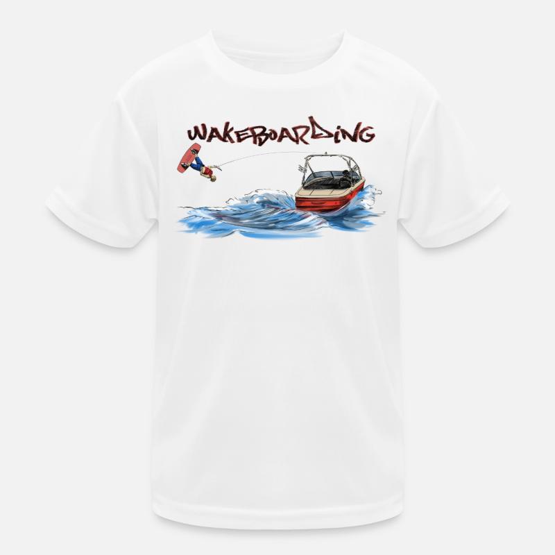 Motif d'action de wakeboard T-shirt sport Enfant