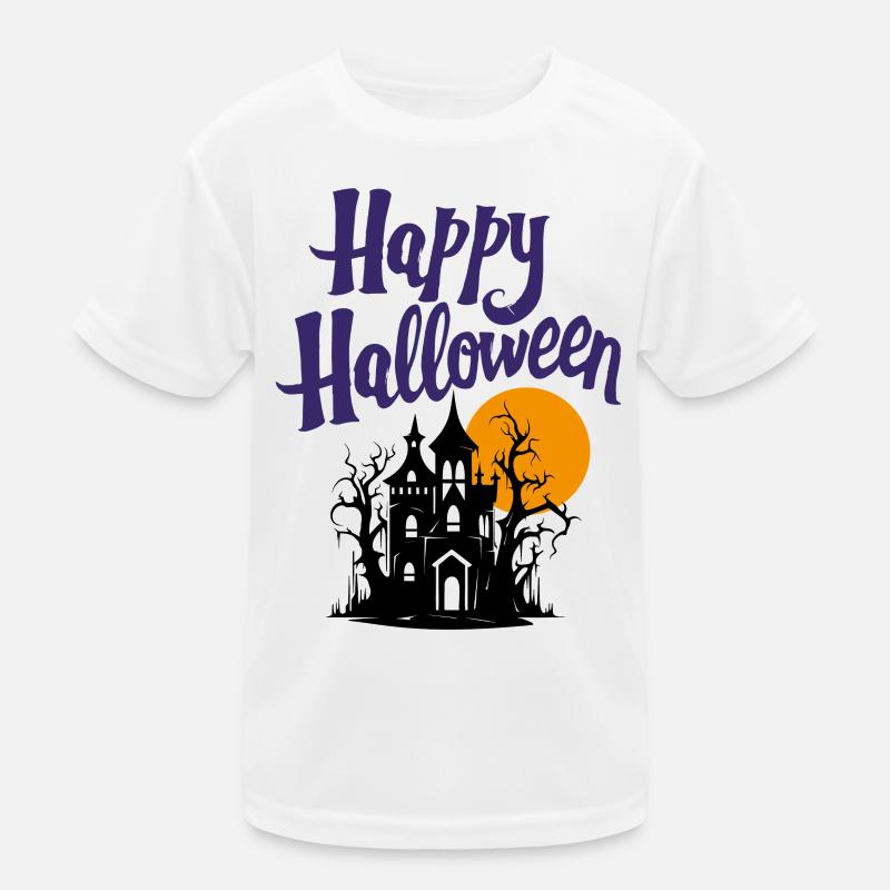 Fröhliches Halloween Kinder Funktions-T-Shirt