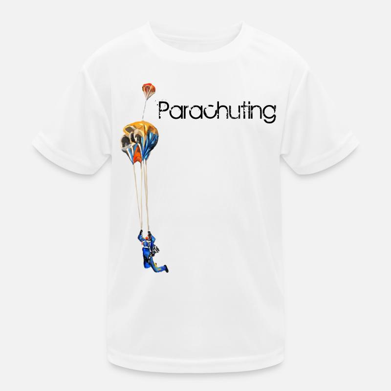 Parachuting Kids Functional T-Shirt