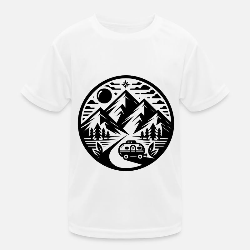 Camping Kids Functional T-Shirt