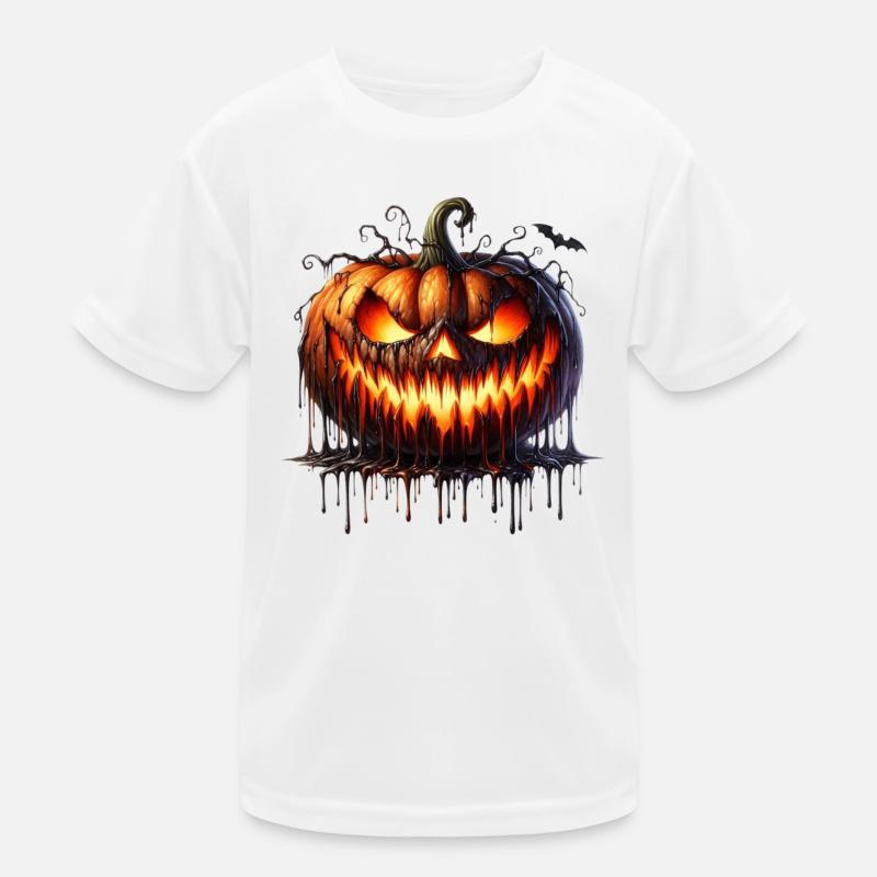 Molten Ember Jack-o'-Lantern Kids Functional T-Shirt