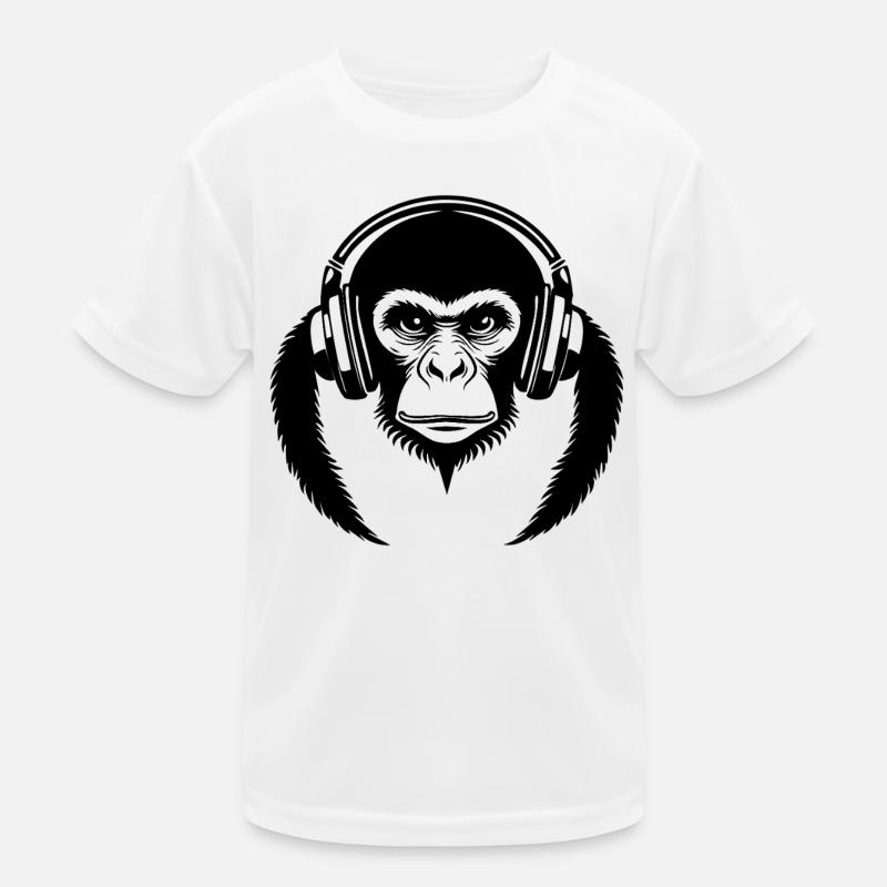 Motion Monkey Head Dynamic Line Edition Chemise T-shirt sport Enfant