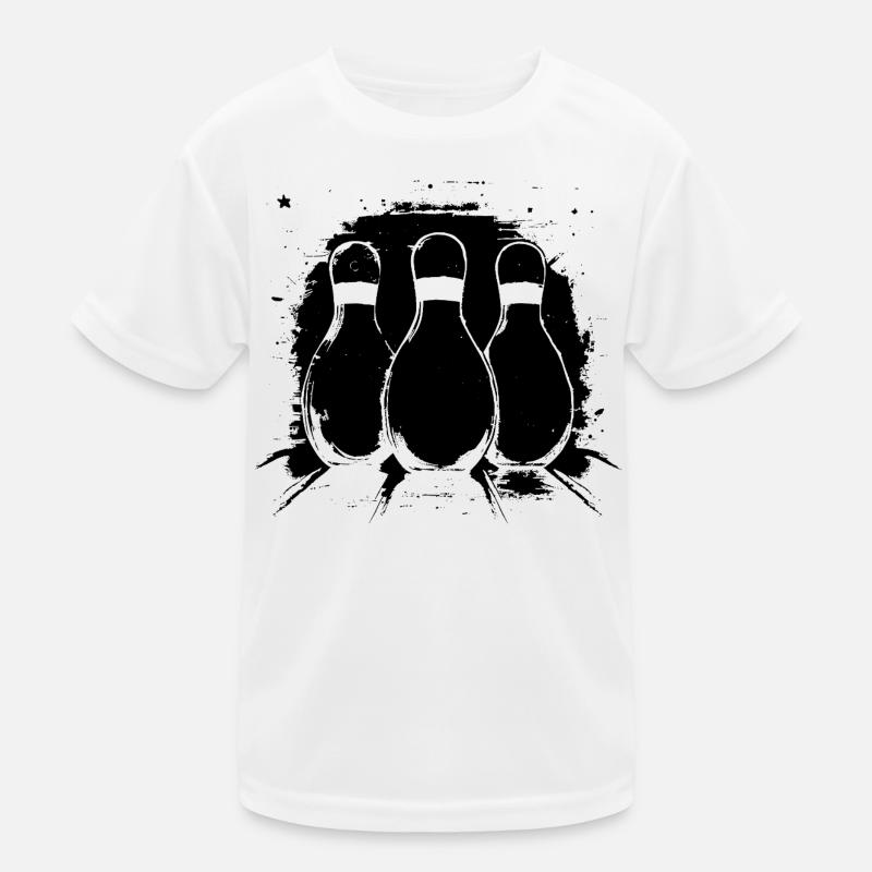 Bowling Graphics Kids Functional T-Shirt