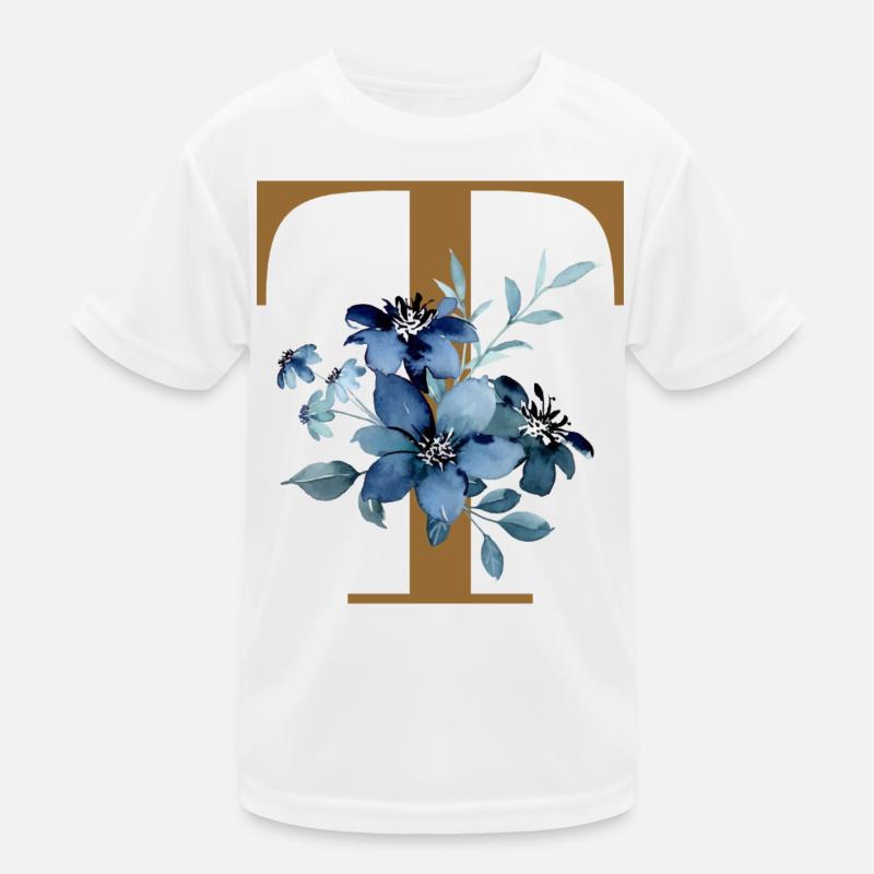 Fleur Bleue Monogramme T T-shirt sport Enfant