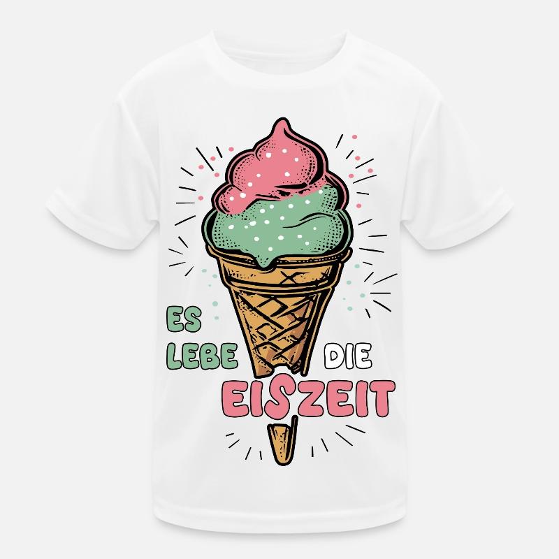 Es lebe die Eiszeit Kinder Funktions-T-Shirt