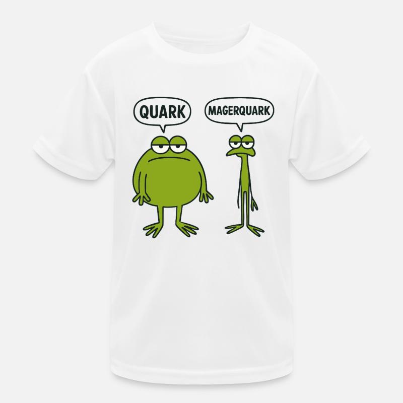 Quarkfrosch Duo Kinder Funktions-T-Shirt