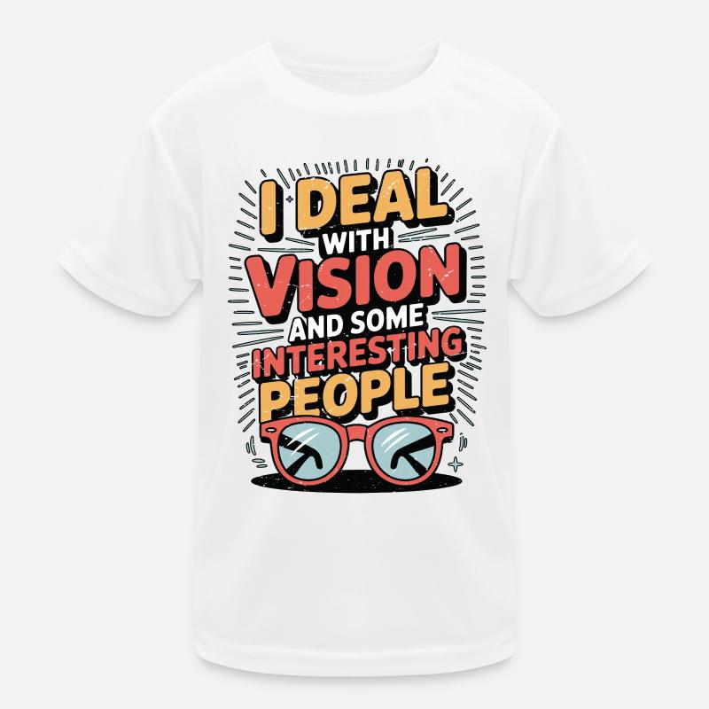 Optométriste Je fais affaire avec Vision Ophtalmologiste Opticien T-shirt sport Enfant