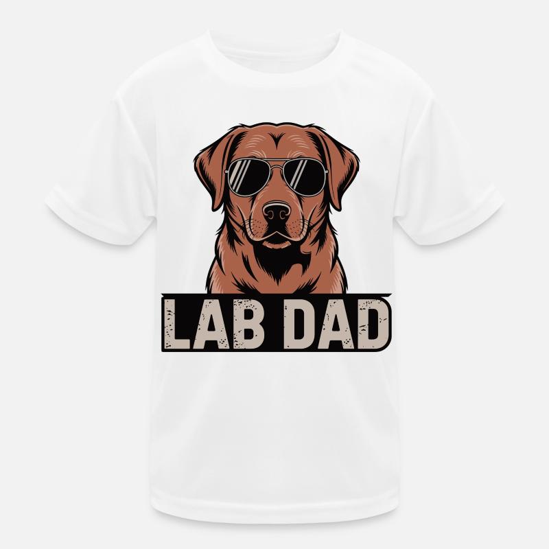 Foxred Lab Dad Lunettes de soleil T-shirt sport Enfant
