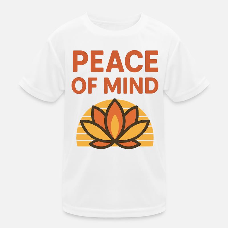 Frieden im Geist Lotus T-shirt sport Enfant