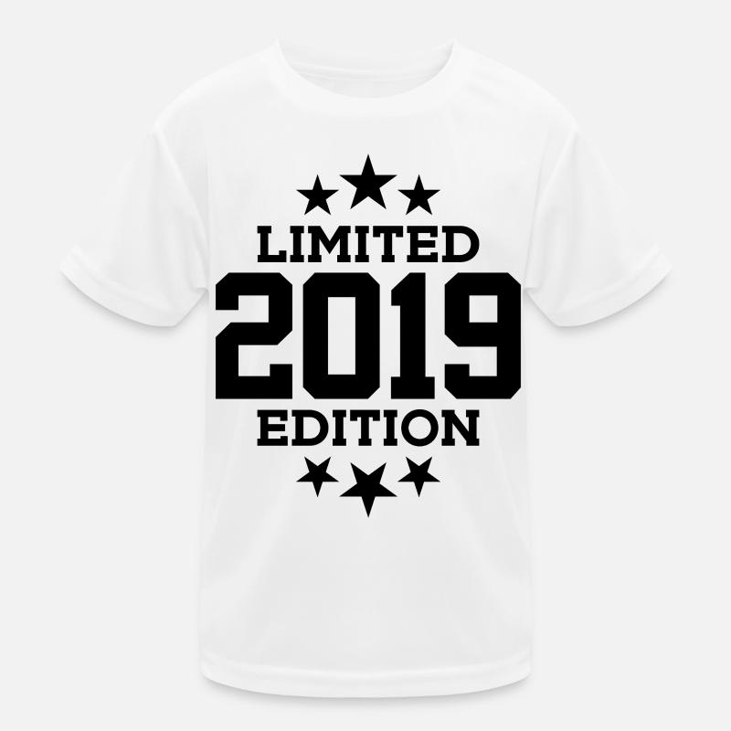 LIMITED EDITION 2019 7. GEBURTSTAG Kinder Funktions-T-Shirt
