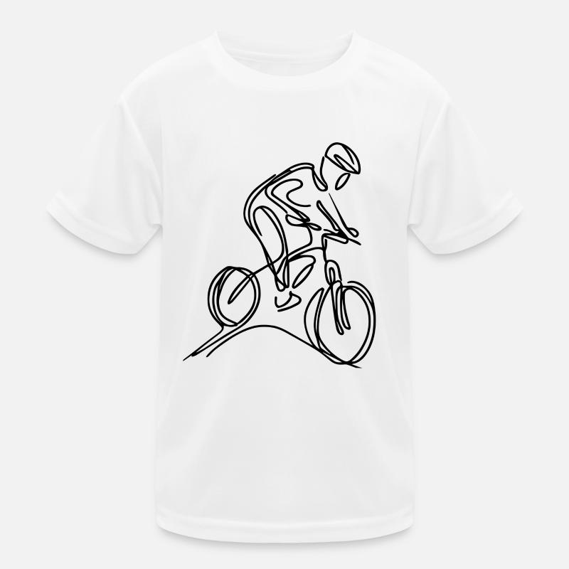 Mountainbiker Kinder Funktions-T-Shirt
