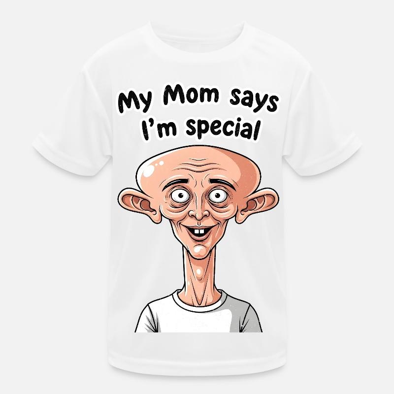 Mom says I'm special - Kids Functional T-Shirt - white
