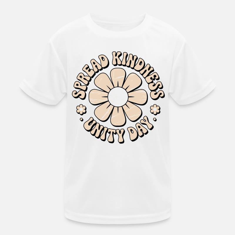 Freundlichkeit Gegen Mobbing Soziale Botschaft Kinder Funktions-T-Shirt