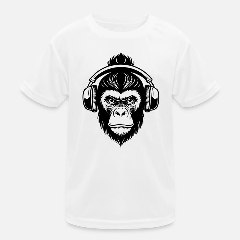 Chemise Monkey Head Chillout Lounge Vibe Edition T-shirt sport Enfant
