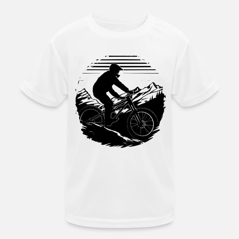 Mountain biking Kids Functional T-Shirt