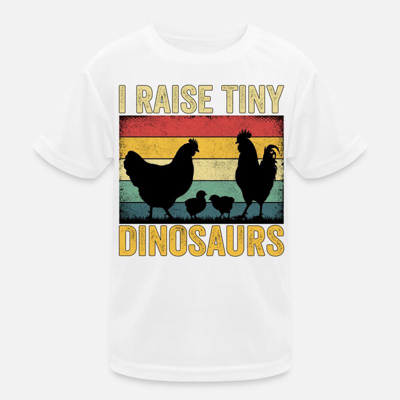 I Raise Tiny Dinosaurs Kinder Funktions-T-Shirt