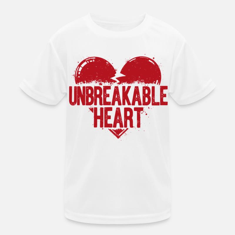 Unbreakable Heart Statement Kinder Funktions-T-Shirt