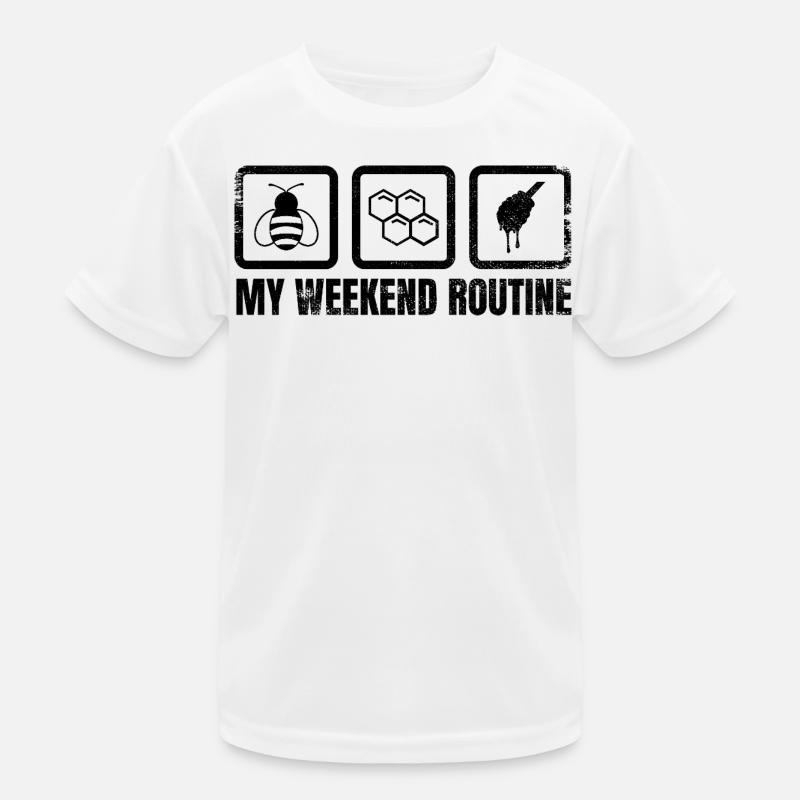 Imker Routine Kinder Funktions-T-Shirt