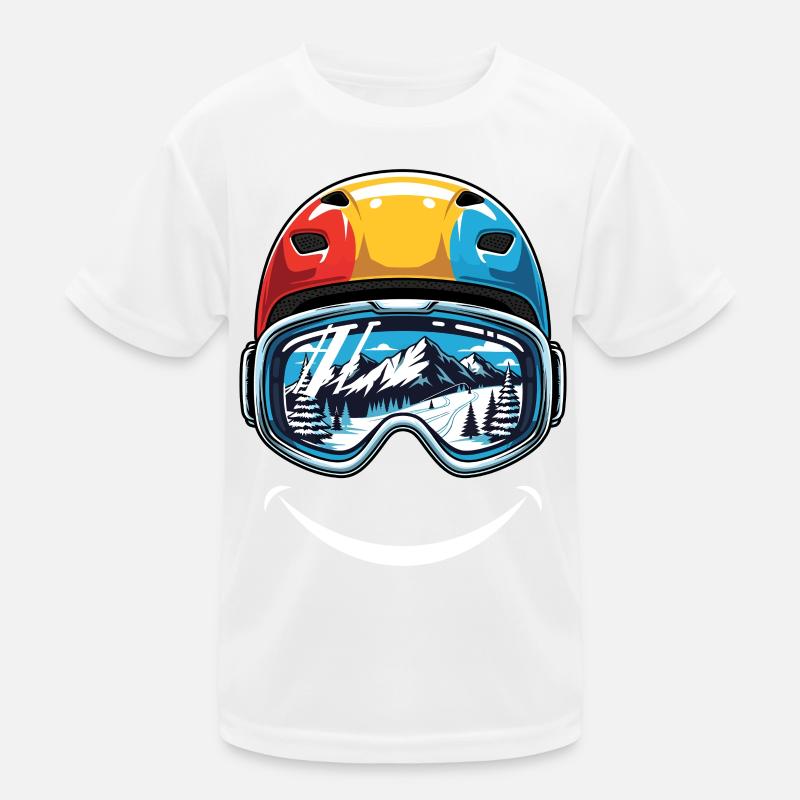 Casque de ski Mountains Smile T-shirt sport Enfant
