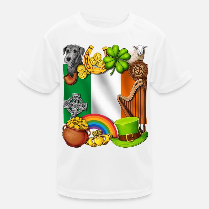 Irisches Erbe Kinder Funktions-T-Shirt