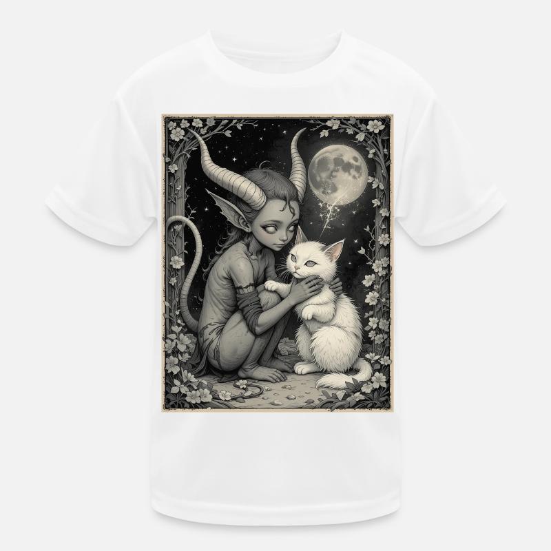 Moonlit Demon Kids Functional T-Shirt