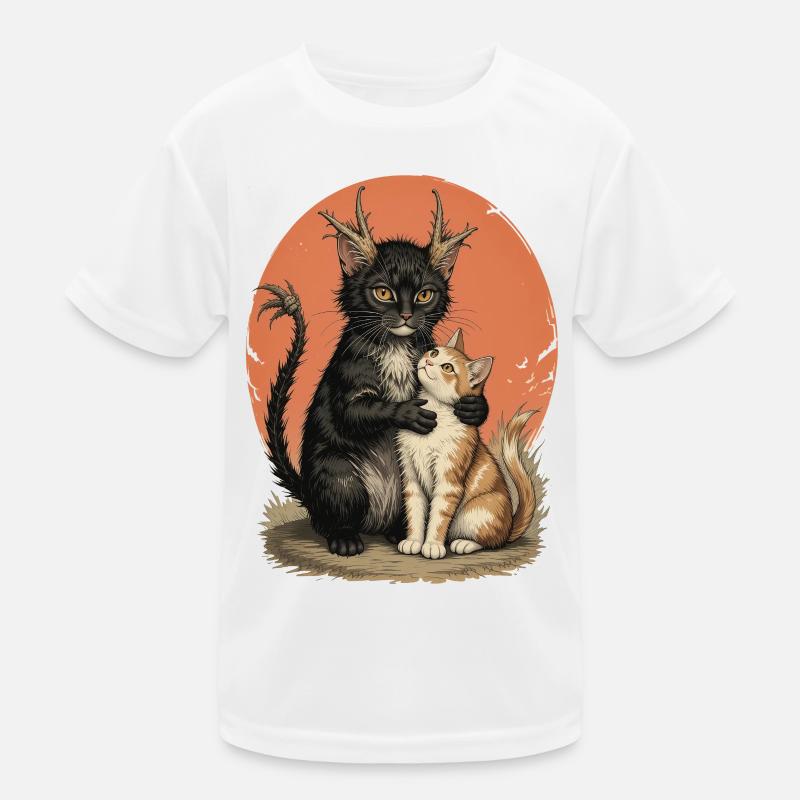 Compagnons chats à bois T-shirt sport Enfant