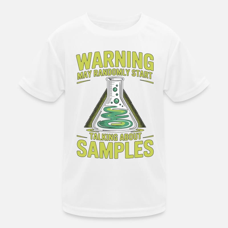 Lab Technician Warning May Randomly Medical Lab Kinder Funktions-T-Shirt