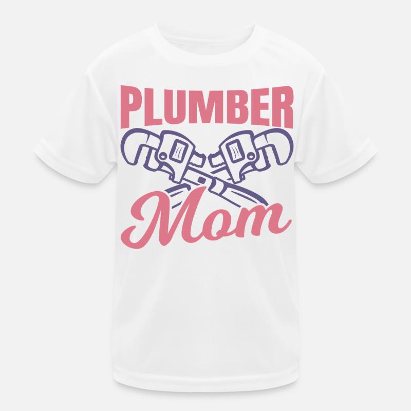 Klempnerin Mutter Kinder Funktions-T-Shirt