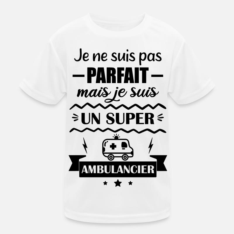 Super Notfall-Krankenwagen Kinder Funktions-T-Shirt