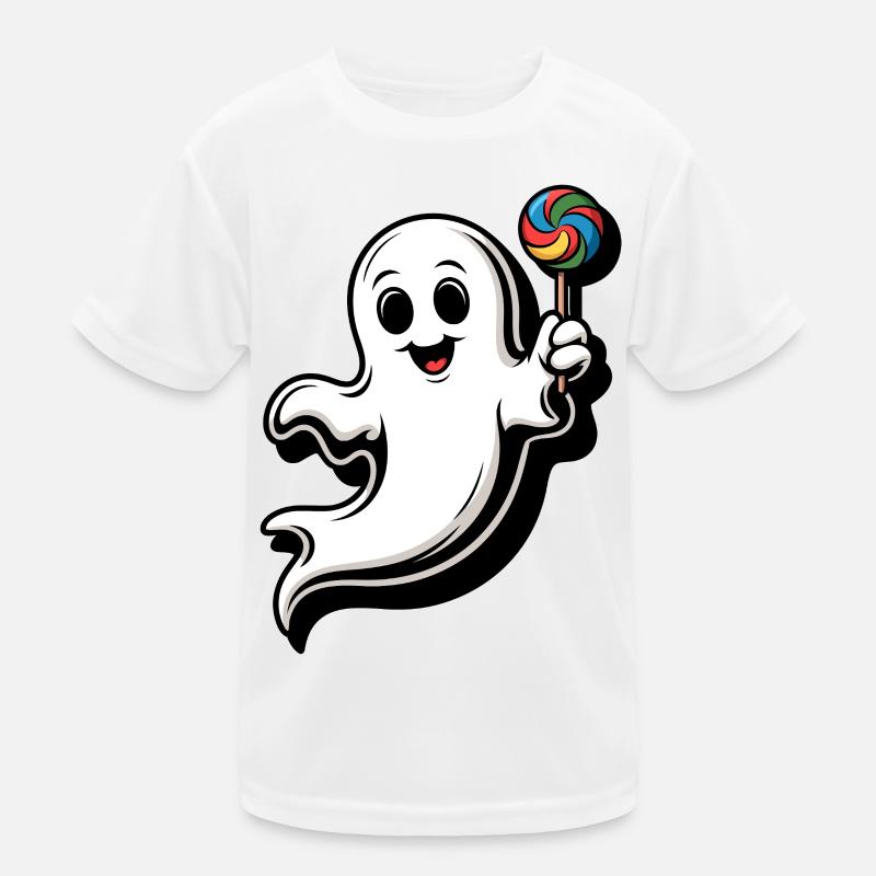 Fröhlicher Geist mit Lollipop Kinder Funktions-T-Shirt