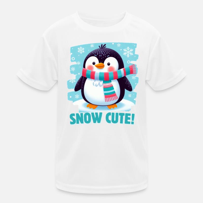 Snow Cute! Kids Functional T-Shirt