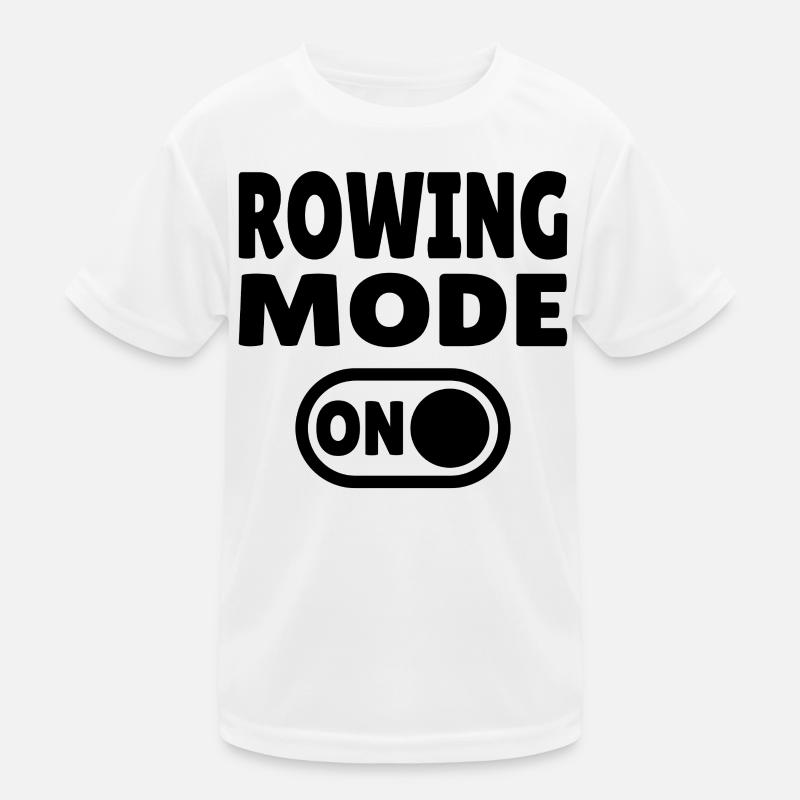 Rowing Mode ON - Rudern Kinder Funktions-T-Shirt