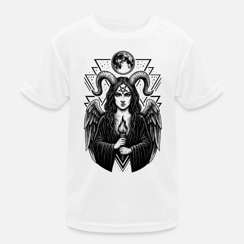 Lilith Witch Dark Magic Demonology Occult Kids Functional T-Shirt