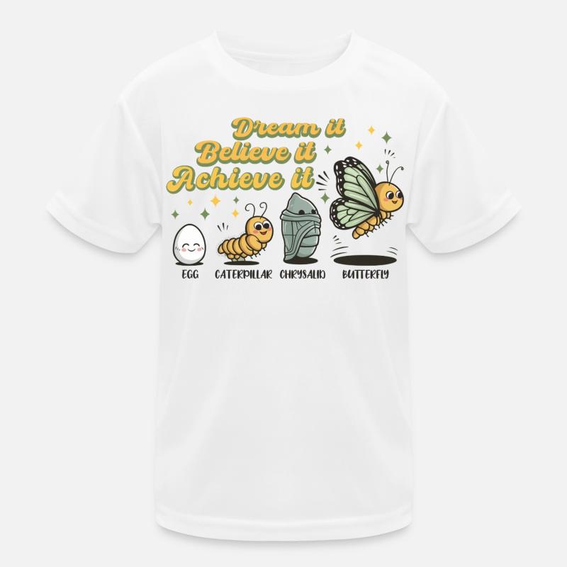 Chenille Papillon Ecole Evolution Cadeau T-shirt sport Enfant