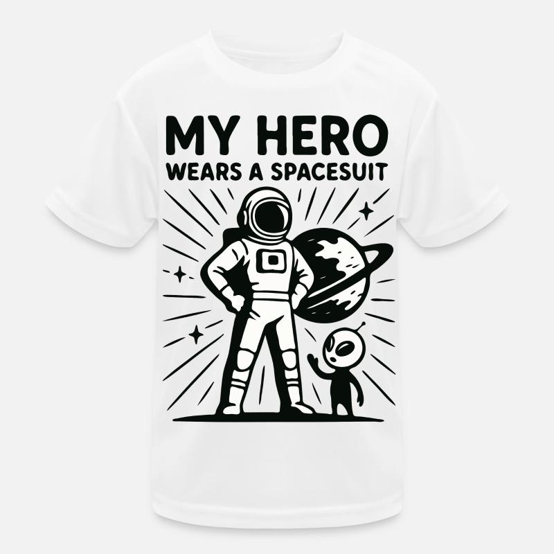 Héros de l’espace en combinaison spatiale T-shirt sport Enfant