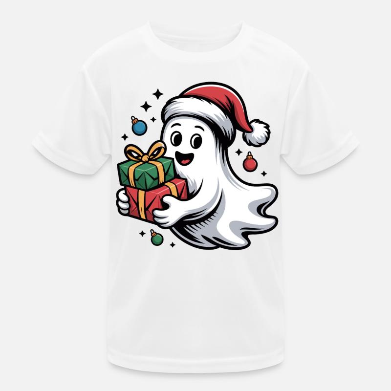 Weihnachtsgeist mit Geschenken T-shirt sport Enfant