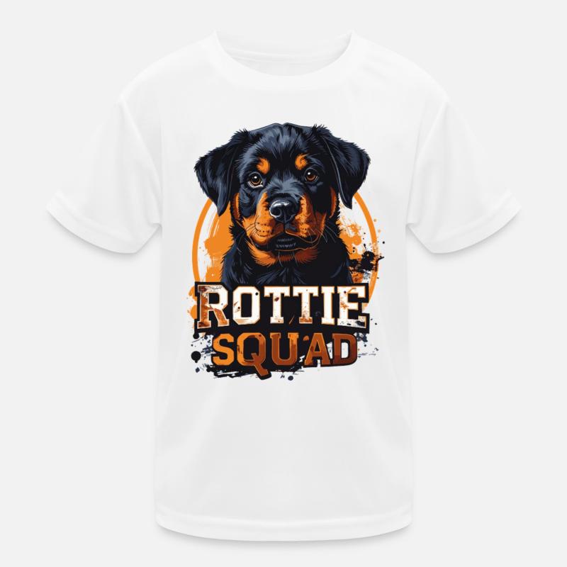 Rottie Squad – Conception Rottweiler solide T-shirt sport Enfant