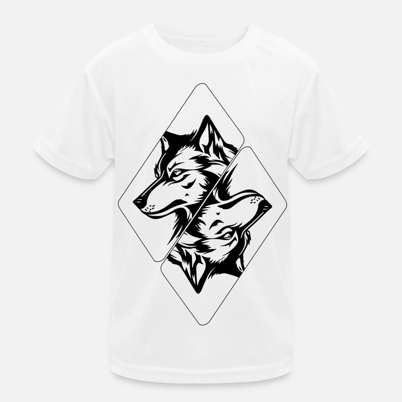 Wolf's Head Kids Functional T-Shirt