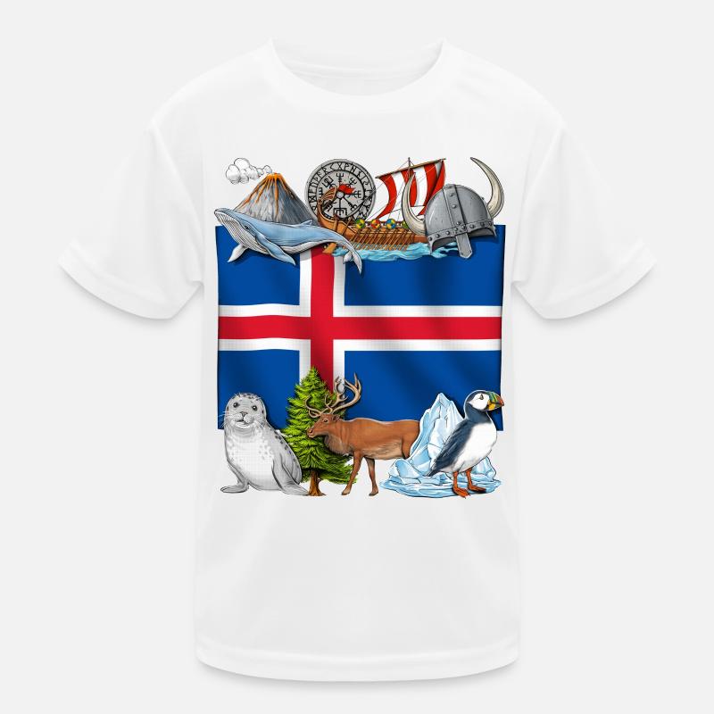Island Pride Kinder Funktions-T-Shirt