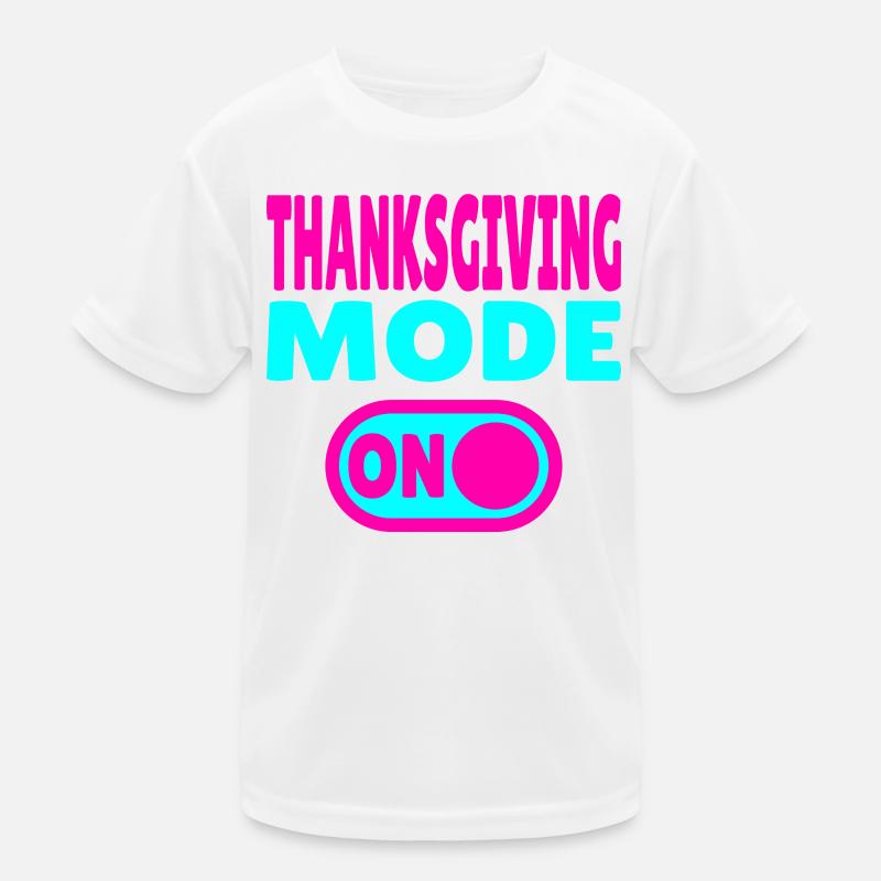 Mode Thanksgiving activé T-shirt sport Enfant