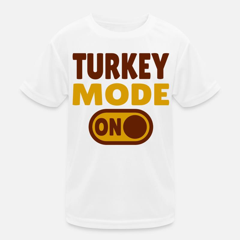 Turkey Mode ON Kinder Funktions-T-Shirt