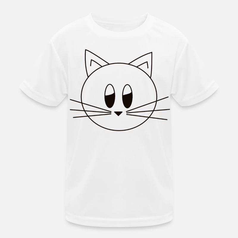 Kätzchen Kinder Funktions-T-Shirt
