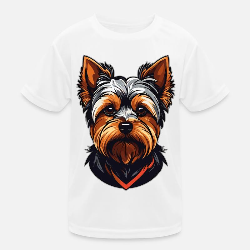 Yorkshire Terrier – Loyal Little Hero Kids Functional T-Shirt