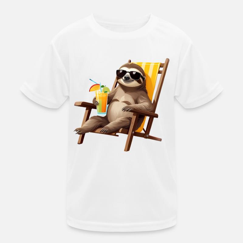 Sommersloth dans un transat T-shirt sport Enfant