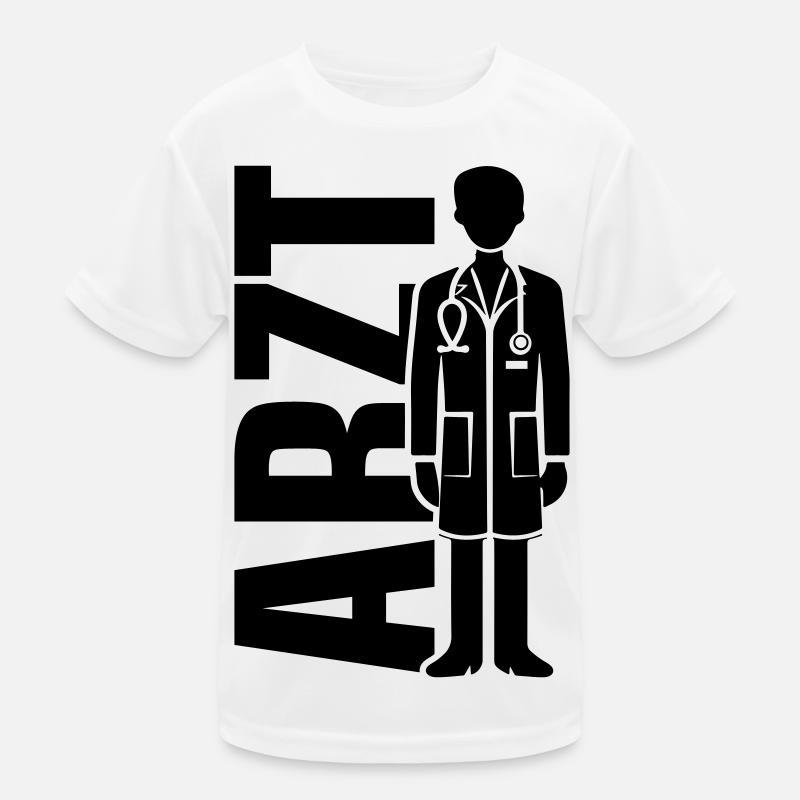 Arzt Doktor Kinder Funktions-T-Shirt