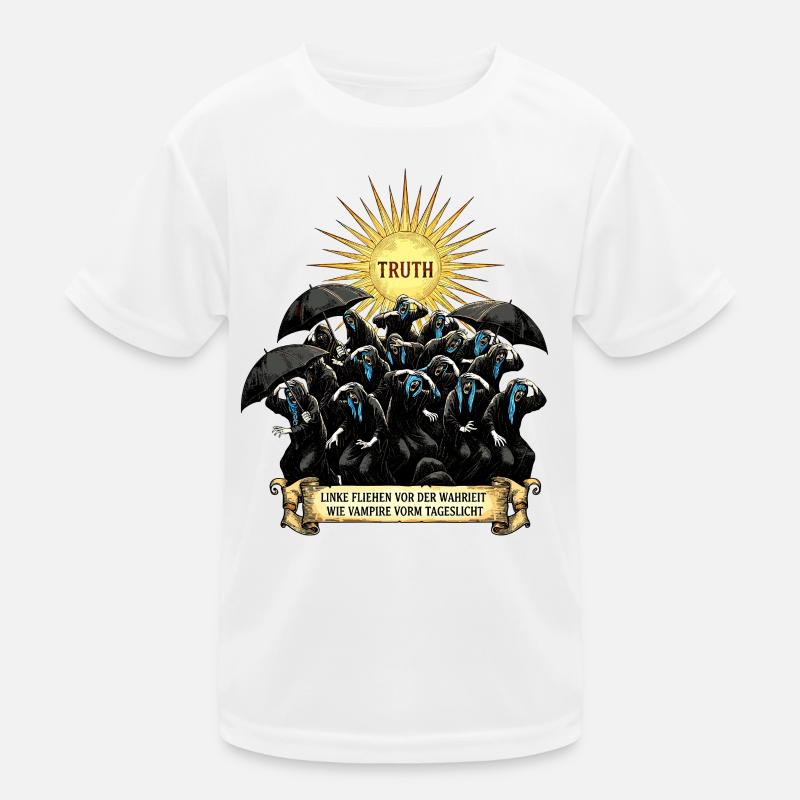 Vampyrer undgår den lette satire Funktionsshirt til børn